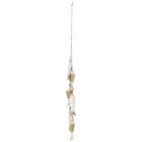 Artikel Maritime Deko Hänger mit 6 Holzfischen zum Hängen 88cm