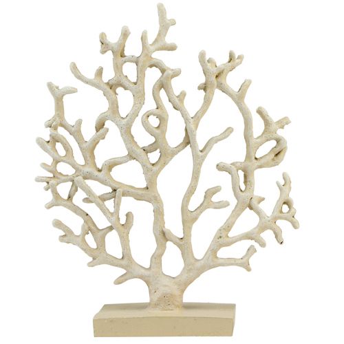 Artikel Maritime Tischdeko Koralle Beige Deko Koralle Polyresin H20cm