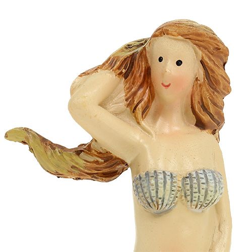 Dekofigur Meerjungfrau Blau 6cm - 9,5cm 3St | Floristik24.at