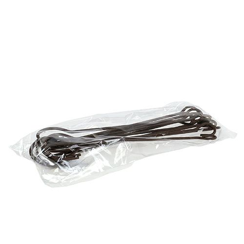 Artikel Metall Haken 15cm Braun 12St