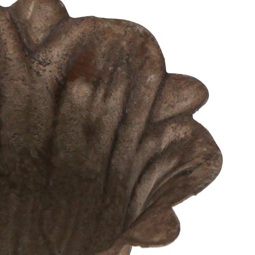 Artikel Metallpokal Antik Look Pflanzgefäß Grau Braun Ø10cm H9,5cm