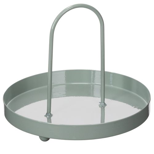 Floristik24 Tablett Dekorative Nutzung für Küche und Esstisch dekorieren hoher Griff 18cm