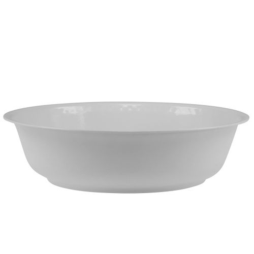 Artikel Metallschüssel Schale Weiß Schüssel Emaille Optik Ø25cm H7cm