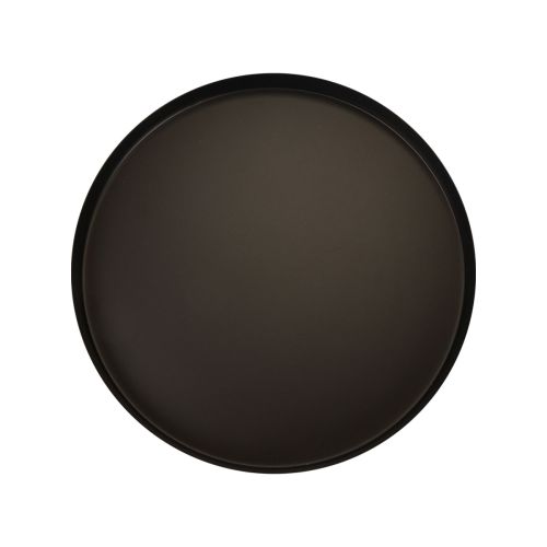 Artikel Metalltablett Rund Kerzentablett Schwarz Ø20cm H2,5cm 2St