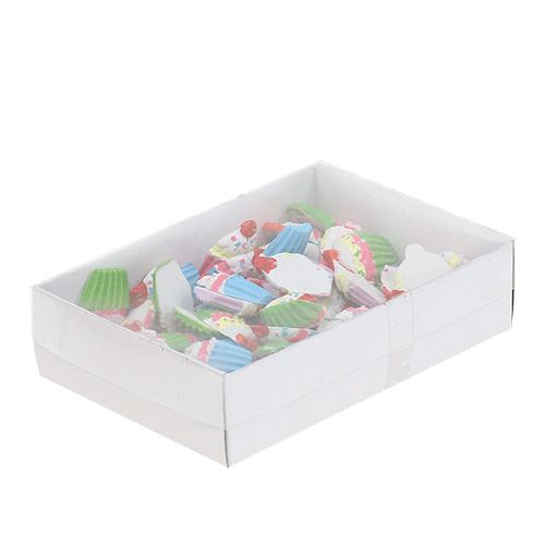 Floristik24 Mini Cupcakes farbig 2,5cm 60St