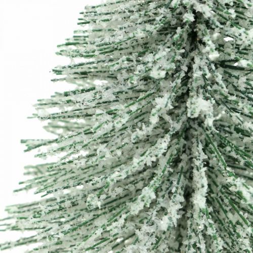 Floristik24 Deko-Tannen, Winterdeko, Weihnachtsbaum, Advent H30/32cm Ø13,5cm 3er-Set