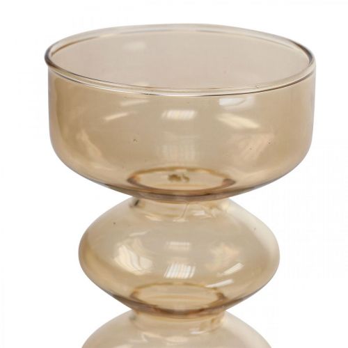 Floristik24 Minivasen Glas Deko Glasvasen Farbig H15,5–17cm 3er-Set