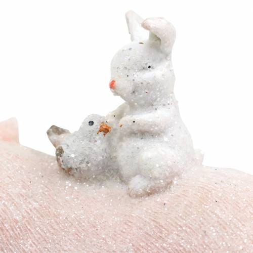 Artikel Dekofigur-Set Schweinchen mit Tierfreunden 9,3cm×7,5/8,5cm 2St