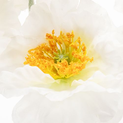 Kunstblume Mohn Weiß 78 cm