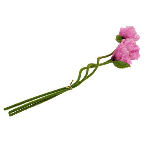 Artikel Mohnblumen Rosa 59cm - 75cm 3 St