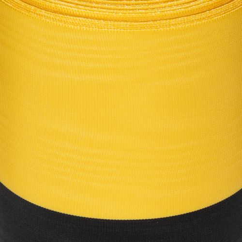 Moiré Kranzband 150 mm Gelb-Schwarz aus Taft für Dekoration und Trauerkränze – 25 m Rolle | Floristik24.at