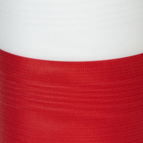 Kränzband aus Acetat Taft 150mm Weiß-Rot mit Moiré-Effekt – Dekoband für Trauerkränze | Floristik24.at