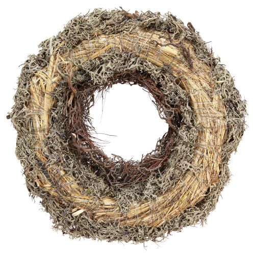 Artikel Mooskranz mit Mauskraut Graumoos Kranz Flechten Ø30cm