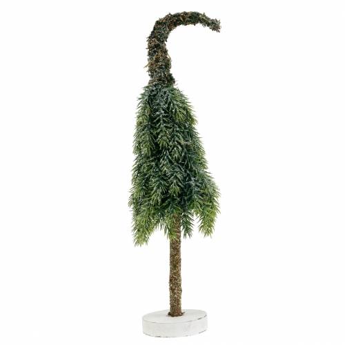 Floristik24 Deko Tannenbaum beschneit Grün, Weiß 40cm