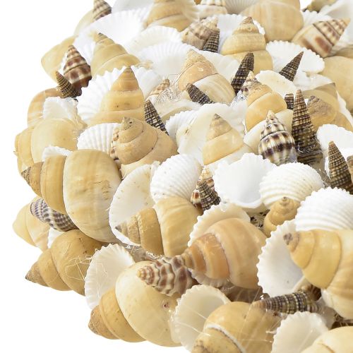 Artikel Muschelkranz Muscheln Seeschnecken Natur Weiß Ø35cm