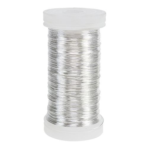 Floristik24 Myrtendraht Silber 0,30mm 100g