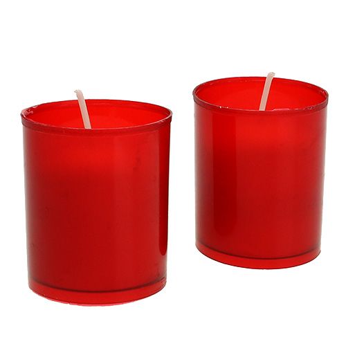 Artikel Nachfüllkerze für Grablicht Nachfülleinsatz Grablampen Rot 20 St