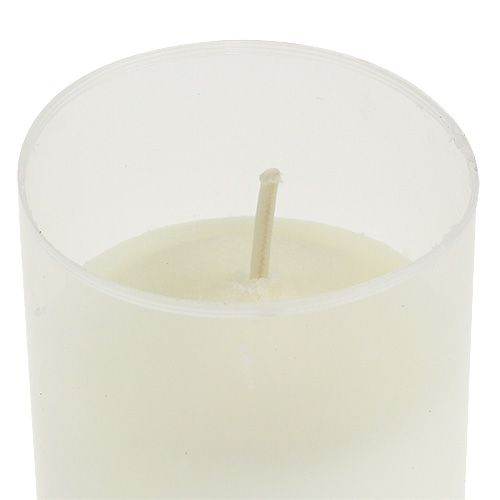 Artikel Nachfüllkerze für Grablicht Weiß H10cm 12 St