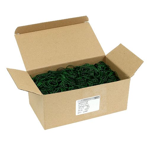 Artikel Nelkenringe 19mm 1kg Grün lackiert