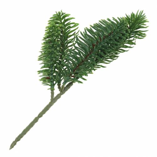 Floristik24 Nobilis-Tannenzweig künstlich Grün 24cm 12St