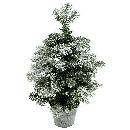 Weihnachtsbaum LED aus Rattan beschneit 60cm