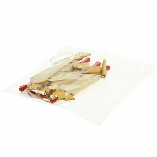 Artikel Weihnachten Dekoration Nudelholz "Frohes Fest" zum Hängen 16cm 4St