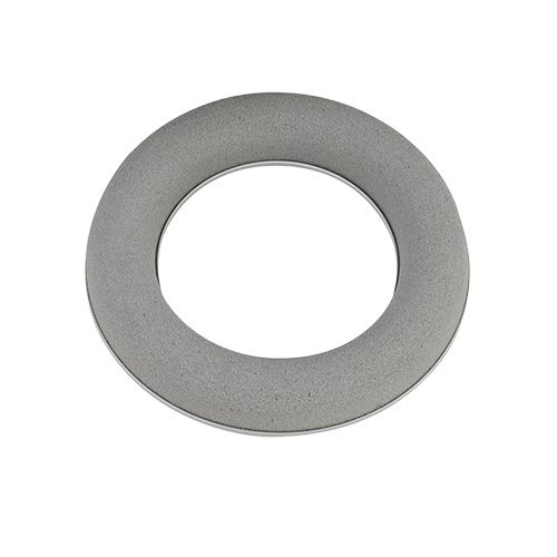 Floristik24 Steckschaum Ring Kranz Grau H3cm Ø20cm 6St