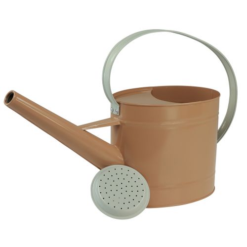 Artikel Deko Gießkanne Hellbraun Pflanzkanne Metall 52,5×15×30cm
