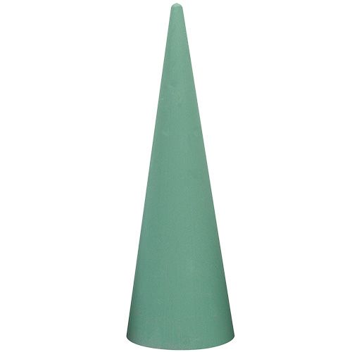 Floristik24 Steckschaum Kegel Grün H60cm Ø18cm 1 St