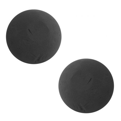 Artikel Steckschaum Kugel Steckmasse Schwarz Ø16cm 2 St