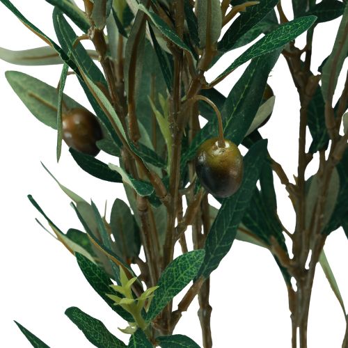 Floristik24 Olivenzweig künstlich Dekozweig Oliven Deko 84cm