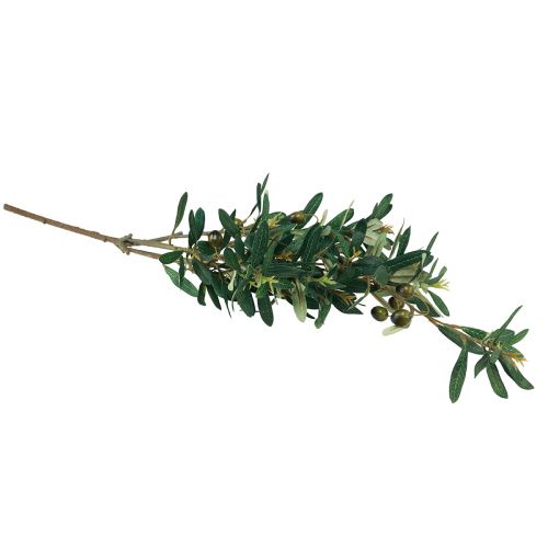 Floristik24 Olivenzweig künstlich Dekozweig Oliven Deko 84cm