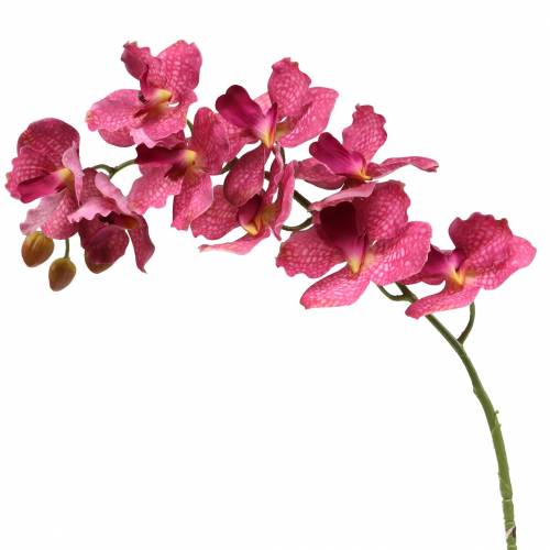 Floristik24 Künstlicher Orchideenzweig Pink H83cm