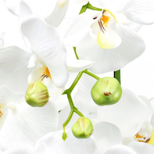Artikel Künstliche Orchideen für den Topf Weiß 80cm