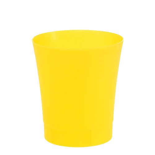 Orchideentopf Plastik Gelb Ø12,5cm H14cm, 1St