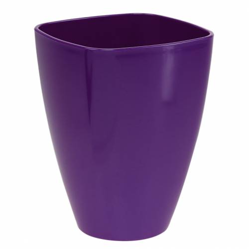 Orchideentopf Kunststoff glänzend Ø12,5cm Violett bestellen | Floristik24.at