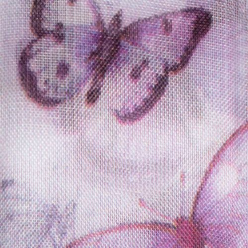 Artikel Organzaband Chiffonband Schmetterlinge Lila 40mm 18m