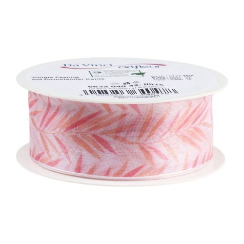 Artikel Organzaband Chiffonband Dschungel Orange 40mm 15m