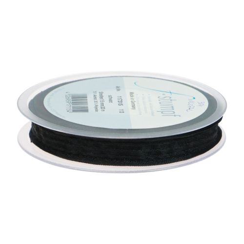 Artikel Organzaband mit Streifen Geschenkband Schwarz 15mm 20m