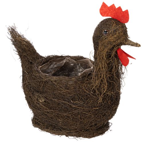 Artikel Osterdeko Pflanzkorb Reben Deko Huhn zum Bepflanzen 36cm