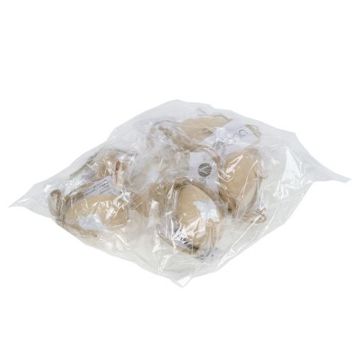 Floristik24 Ostereier Holz mit Motiven 8St