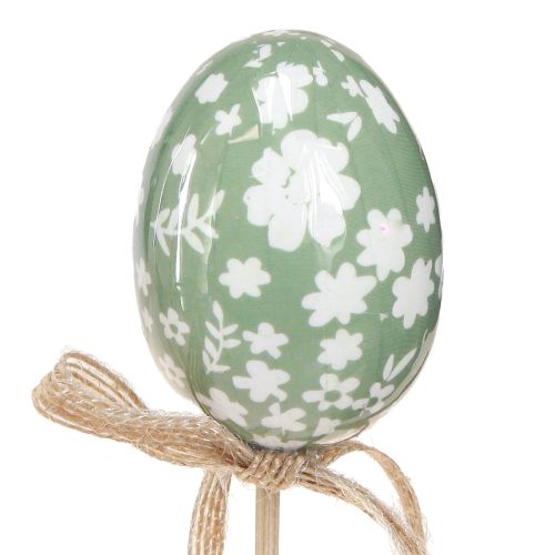 Floristik24 Ostereier am Stab Dekostecker Ostern Huhn 4x5,5cm 12 St