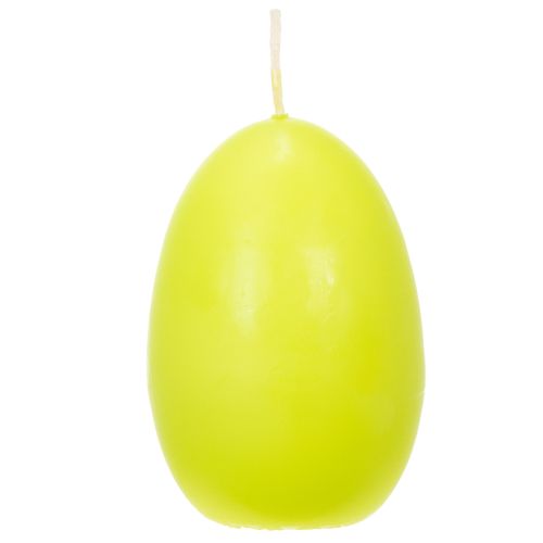 Artikel Osterkerzen Eiform, Eierkerzen Ostern Limette 9cm 20h 6St