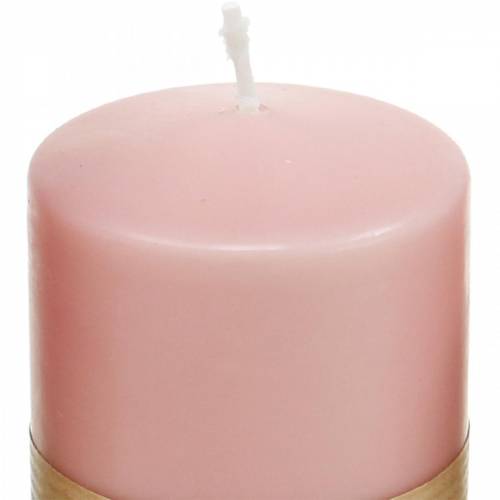Artikel PURE Stumpenkerze 90/60 Rosa Deko Kerze nachhaltig Naturwachs Kerzendeko