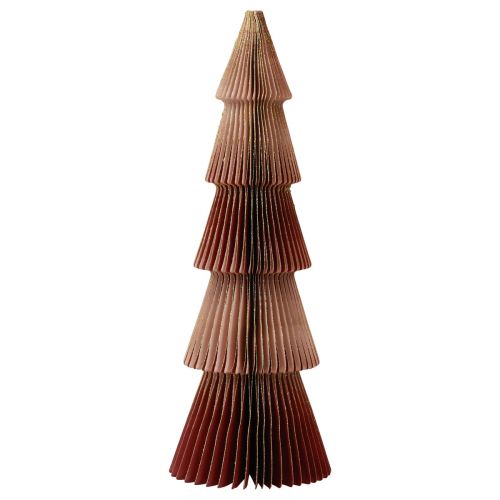 Floristik24 Papier Weihnachtsbaum Tannenbaum Klein Bordeaux H30cm