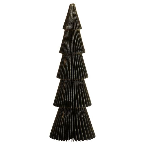 Floristik24 Papier Weihnachtsbaum Tannenbaum Klein Schwarz H30cm