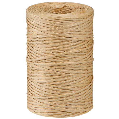 Floristik24 Papierdraht Papierbindedraht Draht Natur 0,4mm 205m