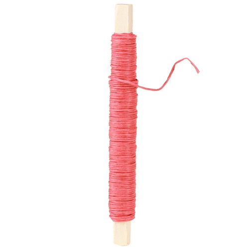 Artikel Papierkordel Draht umwickelt Ø0,8mm 22m Rot