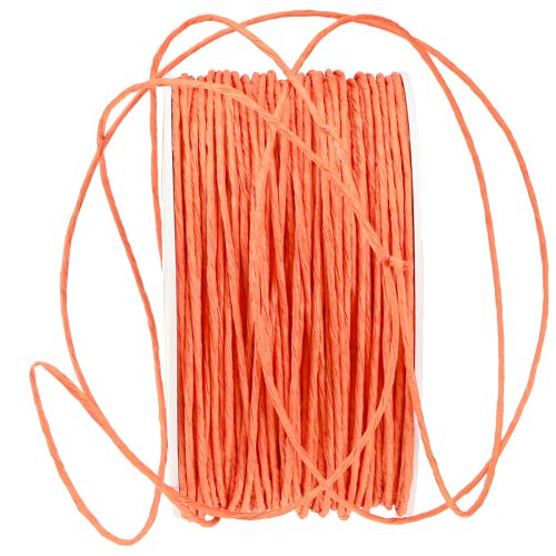 Artikel Papierkordel Draht umwickelt Ø2mm 100m Orange