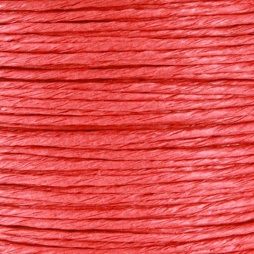 Artikel Papierkordel Draht umwickelt Ø2mm 100m Rot